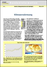 Kundeninformation 3: Klimaerw�rmung